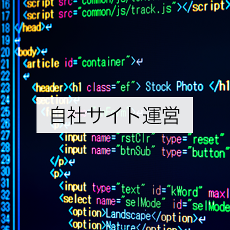 自社サイト運営